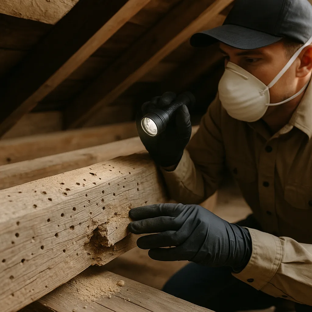 Mystiske huller i loftet: Sådan ved du om dit gamle hus har borebiller