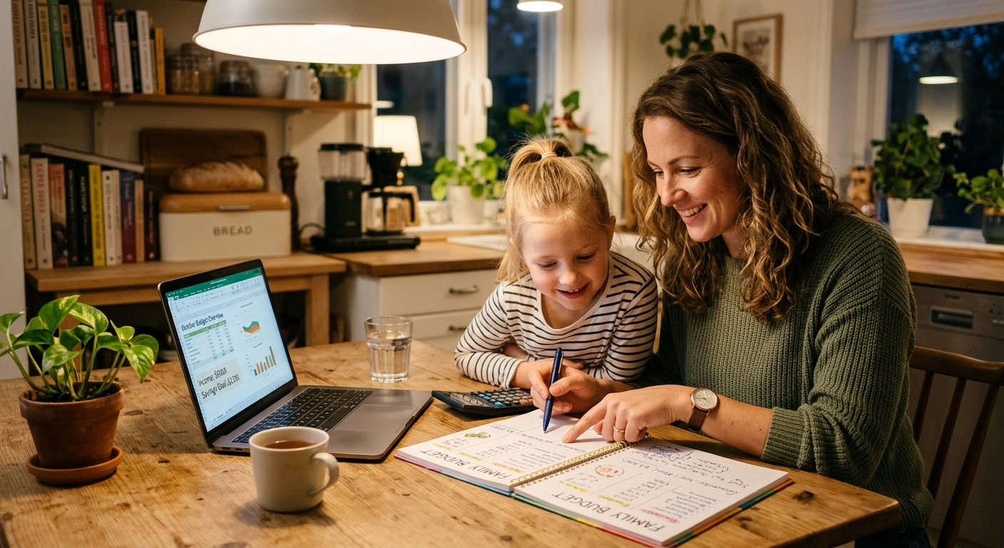 Sådan budgetterer du som familie uden at føle dig begrænset